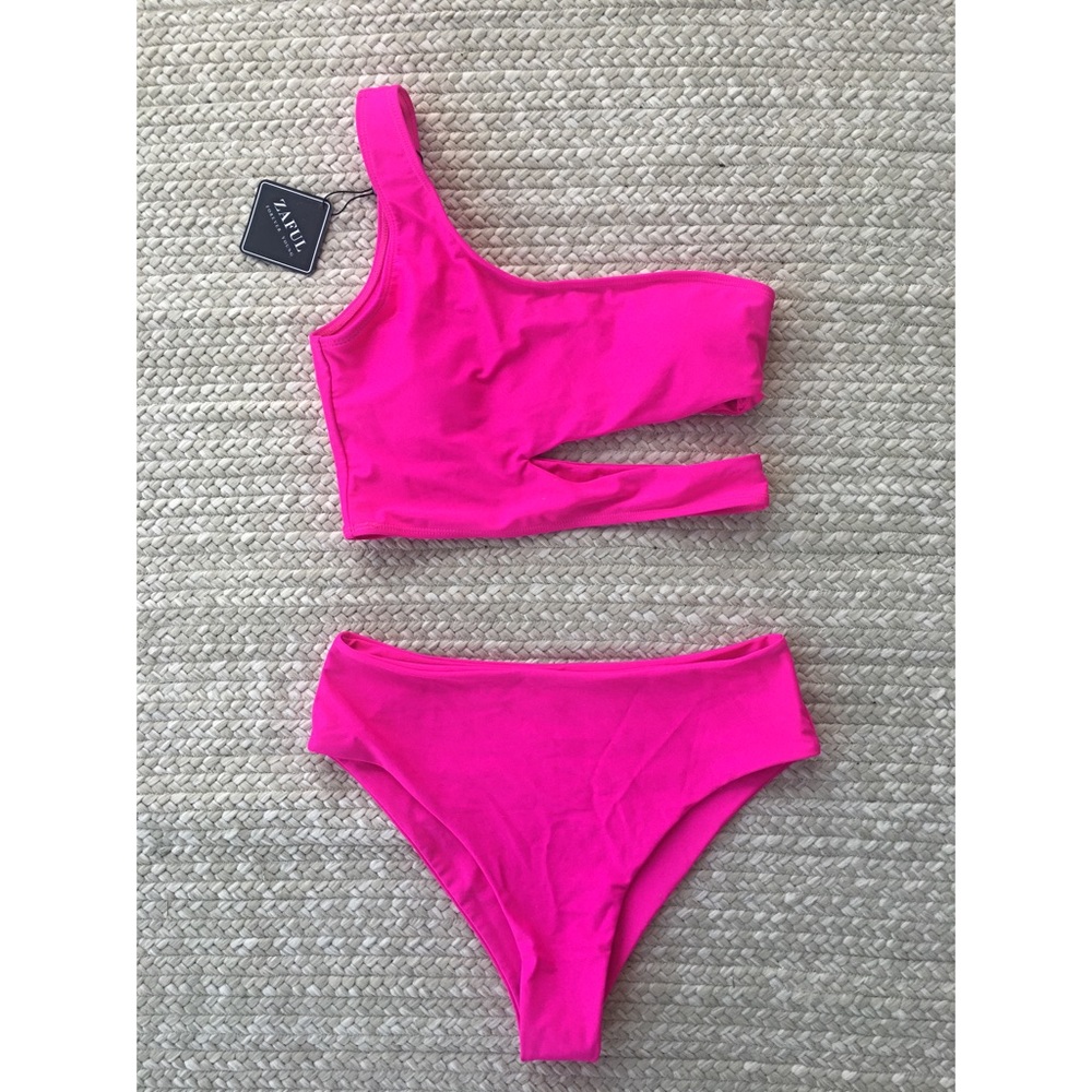 One Shoulder Zaful Bikini